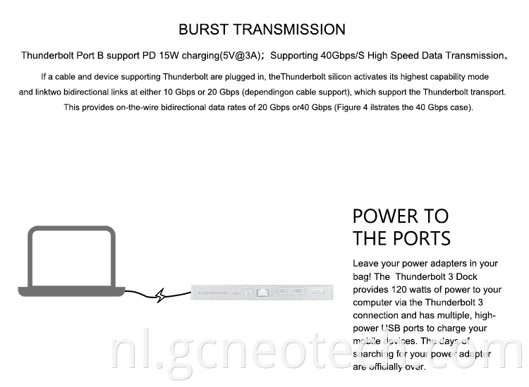 Cost-effective Thunderbolt 3 docking station